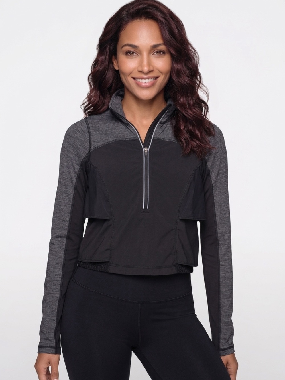 Lulu lemon 🍋 Women's Black & Charcoal Zip-Front Utility Jacket